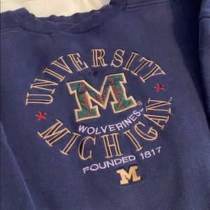 Vintage University of Michigan swearshirt